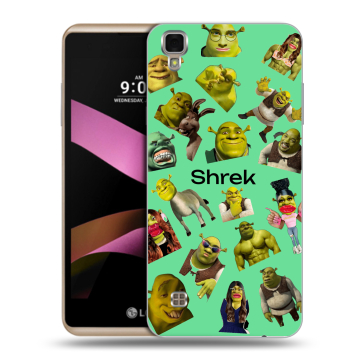 Пластиковый чехол на LG X Style с принтом Шрек Shrek