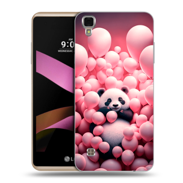 Пластиковый чехол на LG X Style с принтом Панда Пластиковый чехол на LG X Style с принтом Панда