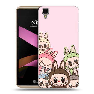 Пластиковый чехол на LG X Style с принтом Лабубу