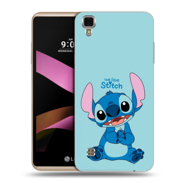 Пластиковый чехол на LG X Style с принтом Лило и Стич