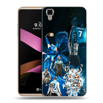 Пластиковый чехол на LG X Style с принтом Реал Роналдо