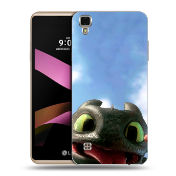 Пластиковый чехол на LG X Style с принтом Как приручить дракона