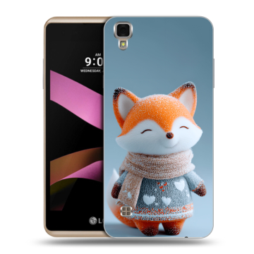 Пластиковый чехол на LG X Style с принтом Лиса