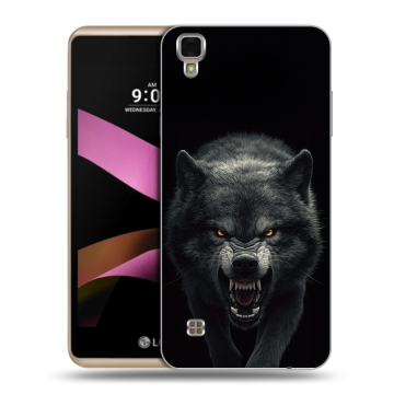 Пластиковый чехол на LG X Style с принтом Волк Пластиковый чехол на LG X Style с принтом Волк