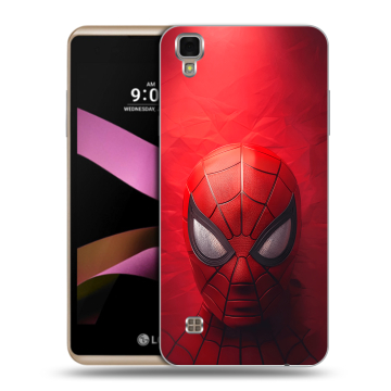 Пластиковый чехол на LG X Style с принтом Spiderman Человек паук Пластиковый чехол на LG X Style с принтом Spiderman Человек паук