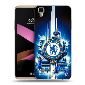 Пластиковый чехол на LG X Style с принтом Chelsea Челси