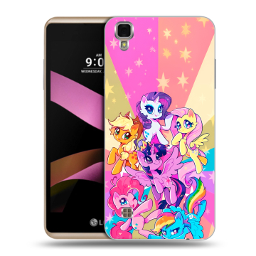 Пластиковый чехол на LG X Style с принтом My little pony Дружба чудо Пластиковый чехол на LG X Style с принтом My little pony Дружба чудо