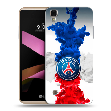 Пластиковый чехол на LG X Style с принтом PSG ПСЖ