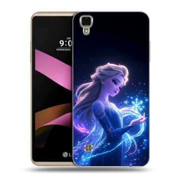 Пластиковый чехол на LG X Style с принтом Холодное сердце Frozen