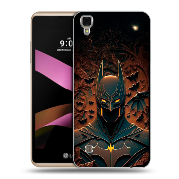 Пластиковый чехол на LG X Style с принтом Batman Бэтмен