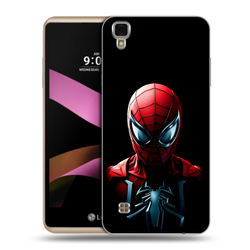 Пластиковый чехол на LG X Style с принтом Spiderman Человек паук
