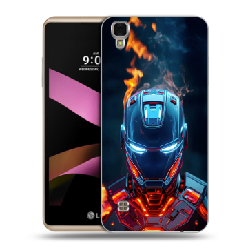 Пластиковый чехол на LG X Style с принтом IronMan Железный человек Пластиковый чехол на LG X Style с принтом IronMan Железный человек