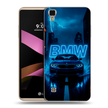 Пластиковый чехол на LG X Style с принтом BMW БМВ Пластиковый чехол на LG X Style с принтом BMW БМВ