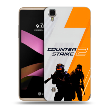 Пластиковый чехол на LG X Style с принтом Counter Strike