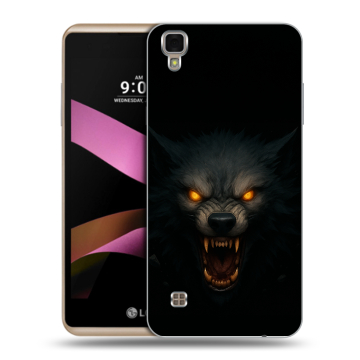 Пластиковый чехол на LG X Style с принтом Волк