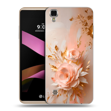 Пластиковый чехол на LG X Style с принтом женский