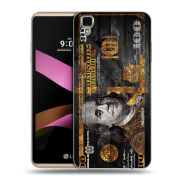 Пластиковый чехол на LG X Style с принтом Доллар деньги