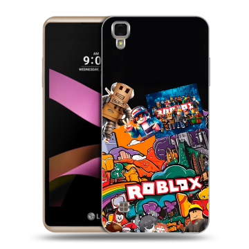 Пластиковый чехол на LG X Style с принтом Roblox Роблокс Пластиковый чехол на LG X Style с принтом Roblox Роблокс