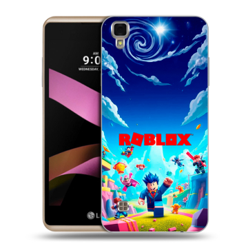 Пластиковый чехол на LG X Style с принтом Roblox Роблокс Пластиковый чехол на LG X Style с принтом Roblox Роблокс