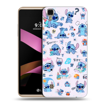 Пластиковый чехол на LG X Style с принтом Лило и Стич