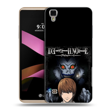Пластиковый чехол на LG X Style с принтом Death note Тетрадь смерти
