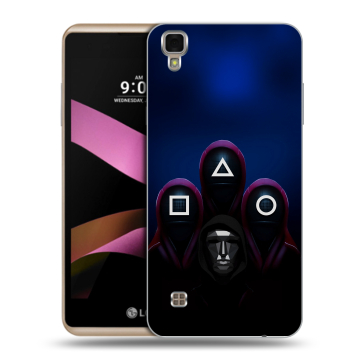 Пластиковый чехол на LG X Style с принтом Игра Кальмара