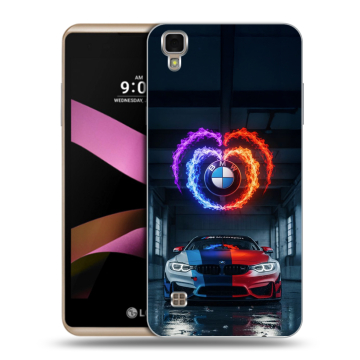 Пластиковый чехол на LG X Style с принтом BMW БМВ