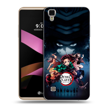 Пластиковый чехол на LG X Style с принтом Demon Slayer Клинок рассекающий демонов Пластиковый чехол на LG X Style с принтом Demon Slayer Клинок рассекающий демонов
