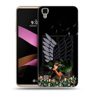 Пластиковый чехол на LG X Style с принтом Атака титанов Пластиковый чехол на LG X Style с принтом Атака титанов