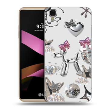 Пластиковый чехол на LG X Style с принтом Y2K
