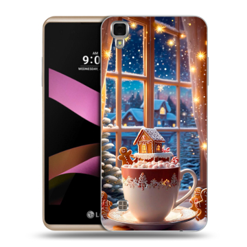 Пластиковый чехол на LG X Style с принтом Новый год