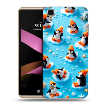 Пластиковый чехол на LG X Style с принтом Новый год