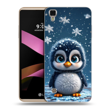 Пластиковый чехол на LG X Style с принтом Новый год