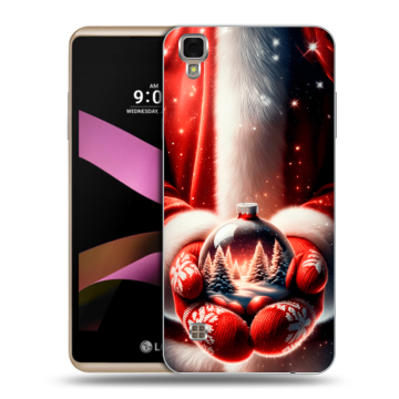 Пластиковый чехол на LG X Style с принтом Новый год