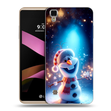 Пластиковый чехол на LG X Style с принтом Новый год