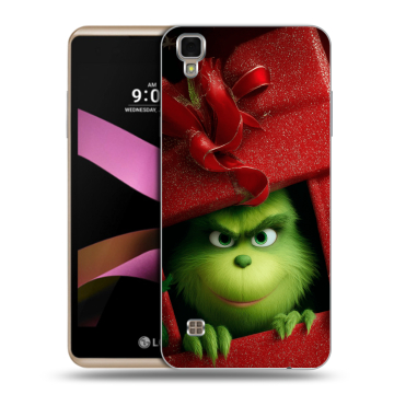 Пластиковый чехол на LG X Style с принтом Новый год