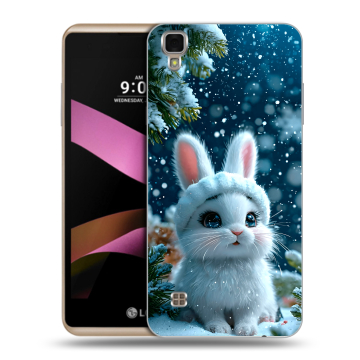 Пластиковый чехол на LG X Style с принтом Новый год