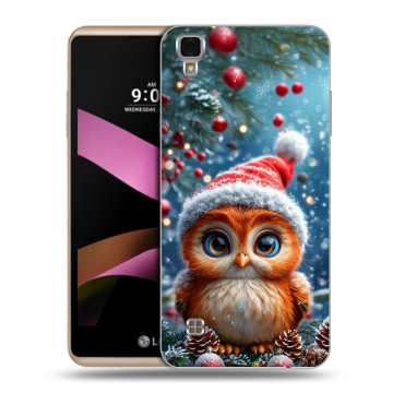Пластиковый чехол на LG X Style с принтом Новый год