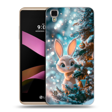 Пластиковый чехол на LG X Style с принтом Новый год