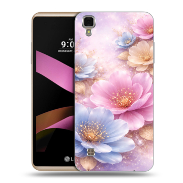 Пластиковый чехол на LG X Style с принтом женский
