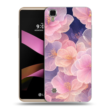 Пластиковый чехол на LG X Style с принтом женский
