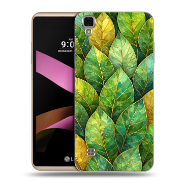 Пластиковый чехол на LG X Style с принтом женский