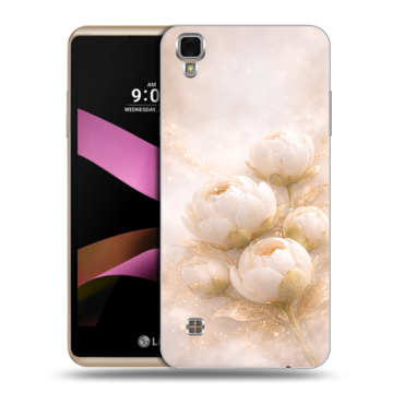 Пластиковый чехол на LG X Style с принтом женский