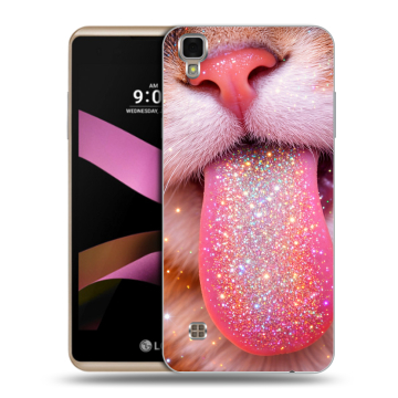 Пластиковый чехол на LG X Style с принтом для девочек