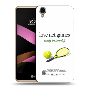 Пластиковый чехол на LG X Style с принтом для девочек