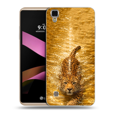 Пластиковый чехол на LG X Style с принтом женский