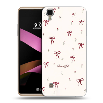 Пластиковый чехол на LG X Style с принтом для девочек