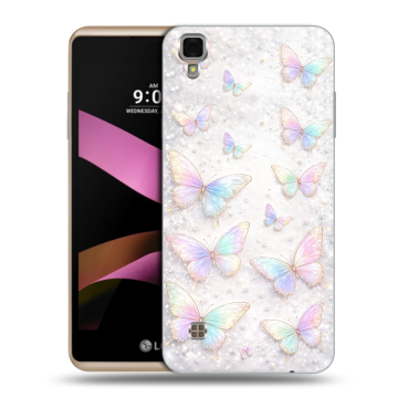 Пластиковый чехол на LG X Style с принтом женский