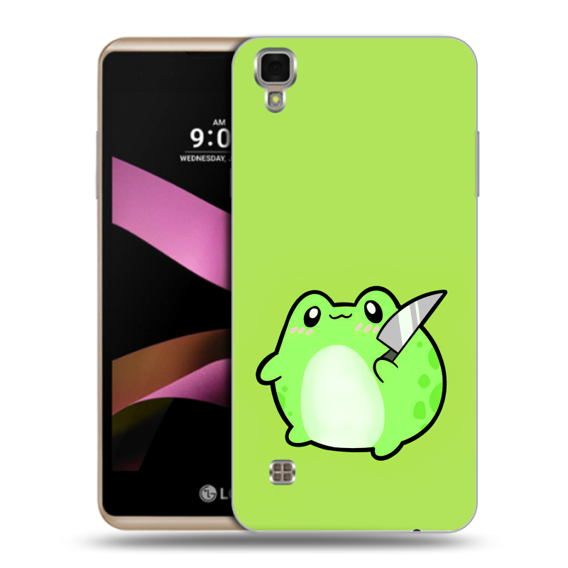 Пластиковый чехол на LG X Style с принтом Лягушенок Пластиковый чехол на LG X Style с принтом Лягушенок