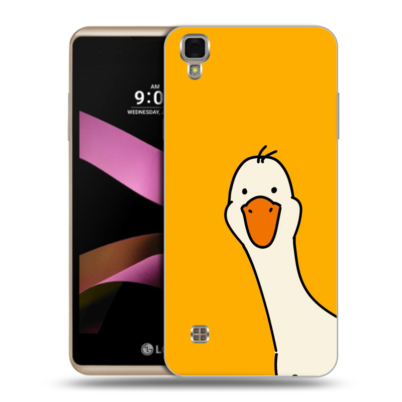 Пластиковый чехол на LG X Style с принтом Утка Пластиковый чехол на LG X Style с принтом Утка